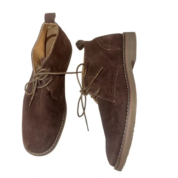 G.H. BASS & Co Pearce brown suede chukka boots men’s shoes size 9.5 D - Picture 4 of 15